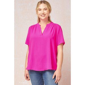 Entro Classic & Chic Top,  Hot Pink